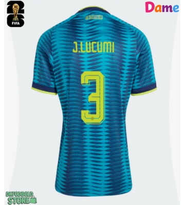 Colombia Jhon Lucumi #3 Replika Udebanetrøje Dame VM 2026 Kortærmet